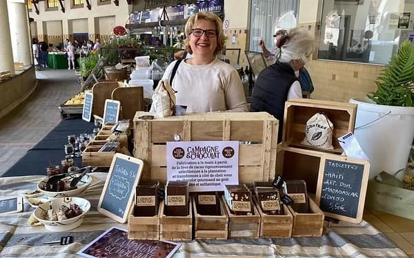Campagne et Chocolat - Vente de chocolat Bean to Bar au marché couvert du Touquet