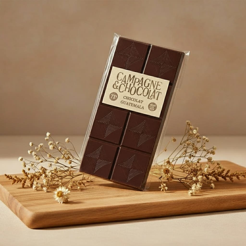 Tablettes Chocolat noir Guatemala 71% – Chocolat artisanal Campagne & Chocolat