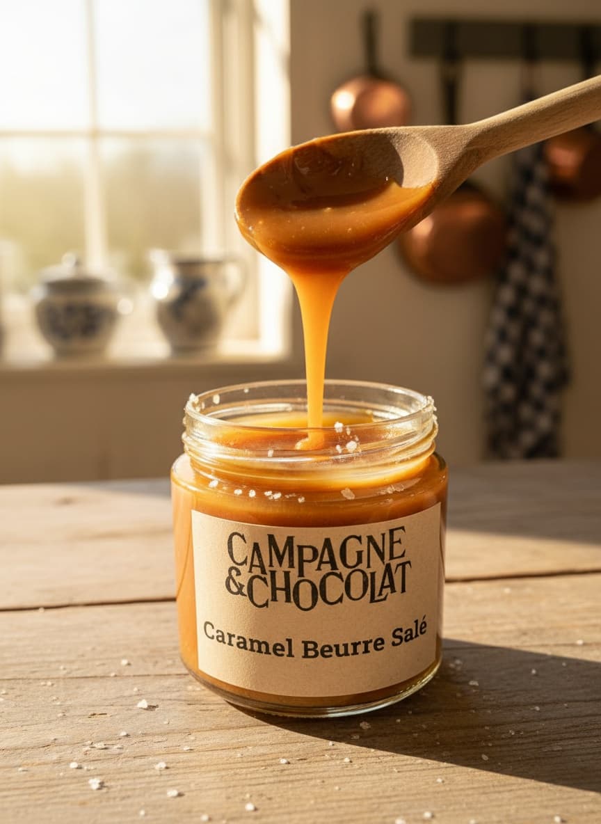 Pâtes à Tartiner Caramel Beurre Salé – Chocolat artisanal Campagne & Chocolat